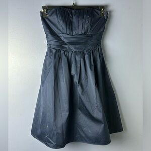 David’s Bridal Strapless Navy Mini Dress. US. Size 4